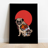 The Pug - Köpekli Poster