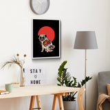 The Pug - Köpekli Poster