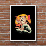 Kanagawa Cat - Kedili Poster