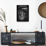 Millennium Falcon Chalkboard Poster
