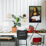 Mona Lisa Attack Poster