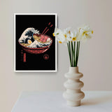 Great Wave Ramen Bowl Poster