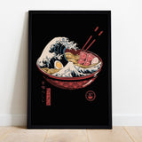 Great Wave Ramen Bowl Poster