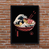 Great Wave Ramen Bowl Poster