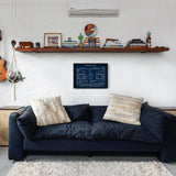 Basketball Court Navy Blue Poster