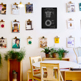 Basketball Net Chalkboard Poster