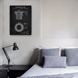 Basketball Net Chalkboard Poster