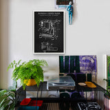 Espresso Machine Chalkboard Poster