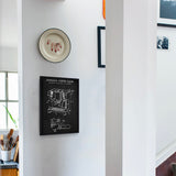 Espresso Machine Chalkboard Poster