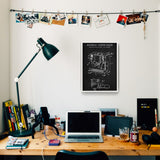 Espresso Machine Chalkboard Poster