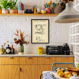 Espresso Machine Vintage Poster