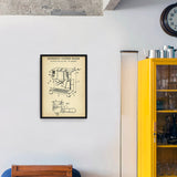 Espresso Machine Vintage Poster