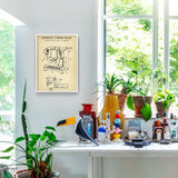 Espresso Machine Vintage Poster