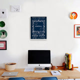 Monopoly Navy Blue Poster