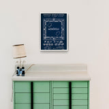 Monopoly Navy Blue Poster