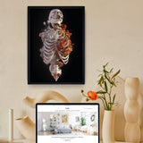 Blossom Skeleton Poster