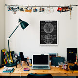 Death Star Chalkboard Poster