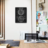 Death Star Chalkboard Poster
