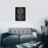 Death Star Chalkboard Poster