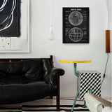 Death Star Chalkboard Poster