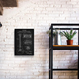 Gibson Les Paul Gitar Chalkboard Poster