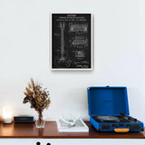 Gibson Les Paul Gitar Chalkboard Poster