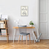 Vespa Motorsiklet Ivory Poster