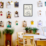 Vespa Motorsiklet Ivory Poster