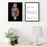 Blossom Skeleton Poster