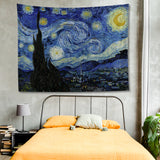 The Starry Night - Yıldızlı Gece Duvar Örtüsü