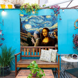 Mona Lisa- İnci Küpeli Kız The Starry Night Duvar Örtüsü