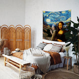 Mona Lisa- İnci Küpeli Kız The Starry Night Duvar Örtüsü