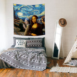 Mona Lisa- İnci Küpeli Kız The Starry Night Duvar Örtüsü