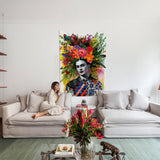 Floral Frida Duvar Örtüsü
