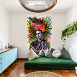 Floral Frida Duvar Örtüsü