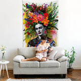 Floral Frida Duvar Örtüsü