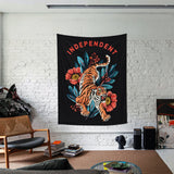 Independent - Kaplanlı Duvar Örtüsü