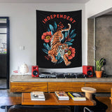 Independent - Kaplanlı Duvar Örtüsü