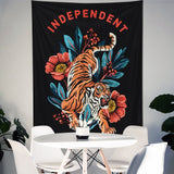 Independent - Kaplanlı Duvar Örtüsü