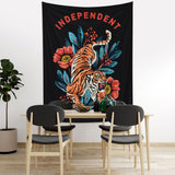 Independent - Kaplanlı Duvar Örtüsü