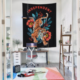 Independent - Kaplanlı Duvar Örtüsü