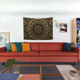 Gold Mandala Duvar Örtüsü