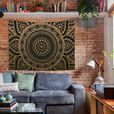 Gold Mandala Duvar Örtüsü