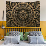Gold Mandala Duvar Örtüsü