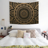 Gold Mandala Duvar Örtüsü