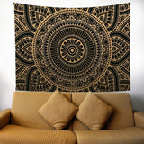 Gold Mandala Duvar Örtüsü
