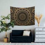Gold Mandala Duvar Örtüsü