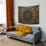 Gold Mandala Duvar Örtüsü