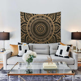 Gold Mandala Duvar Örtüsü