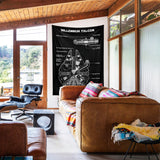Millennium Falcon Chalkboard Duvar Örtüsü